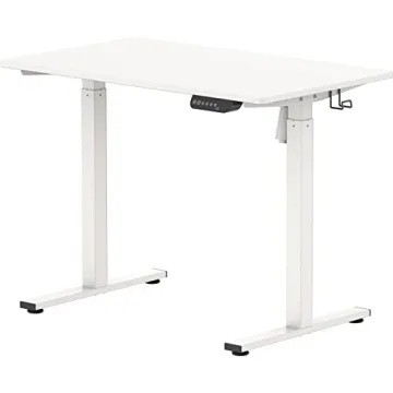 SHW Electric Height Adjustable Desk with Memory Preset