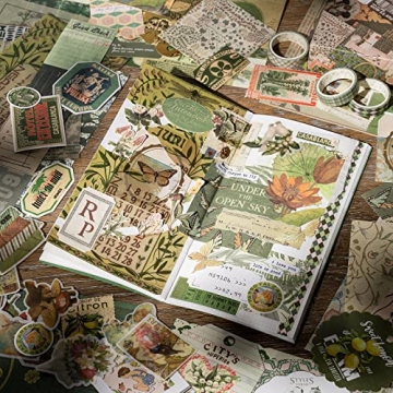 Vintage Junk Journal Supplies Aesthetic Scrapbooking Kit