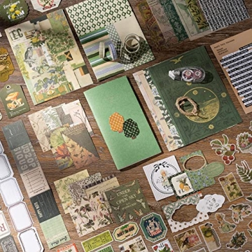 Vintage Junk Journal Supplies Aesthetic Scrapbooking Kit