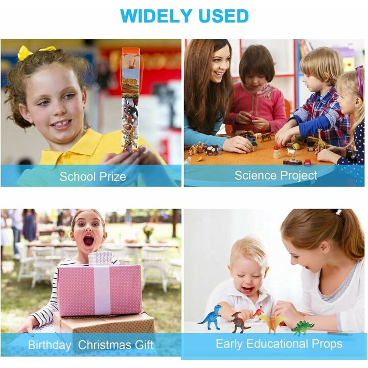 72 PCS Realistic Animal Figures - Perfect for Kids