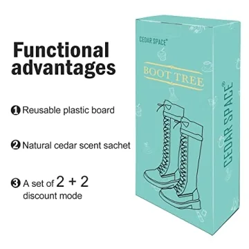 Cedar Boot Shapers for Tall Boots Keep Them Fresh