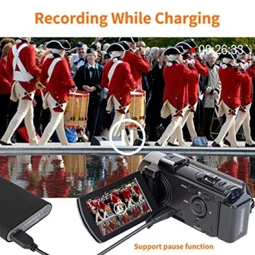 Full HD kicteck Video Camcorder with 16X Zoom