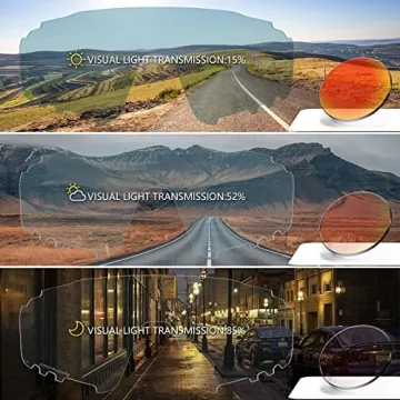 KAPVOE Cycling Glasses for Men Women Photochromic Sunglasses