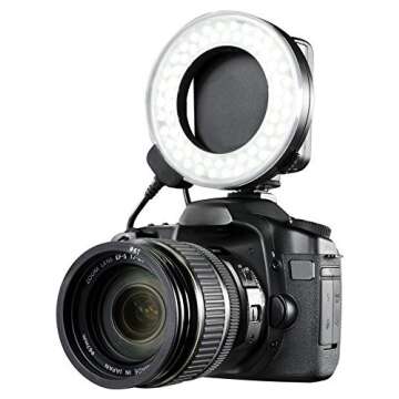 Dual Macro LED Ring Light/Flash Compatible with Nikon Coolpix P1000