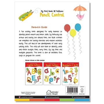My First Book of Patterns: Pencil Control Workbook for Kids