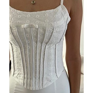 Stylish Women Lace Trim Cropped Camis Tank Tops Online