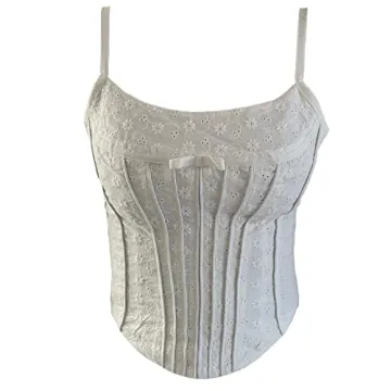 Stylish Women Lace Trim Cropped Camis Tank Tops Online