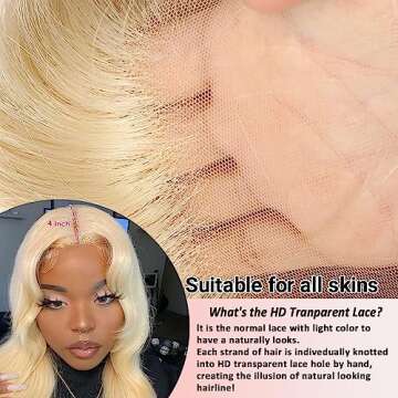 IUPin 250% Density Lace Front Wig - 26 Inch Body Wave