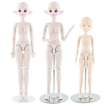 Flosky Adjustable 1/3 1/4 Doll Display Stand for Collection