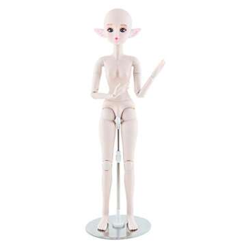 Flosky Adjustable 1/3 1/4 Doll Display Stand for Collection