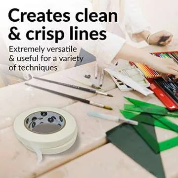 Removable Artist Tape for Watercolor & Creative Projects