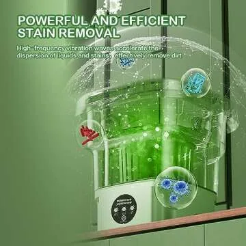 Viatia 8L Portable Top Load Washer for Easy Laundry