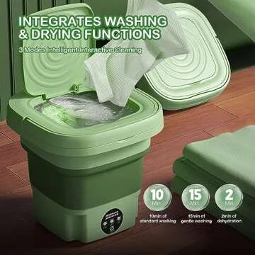 Viatia 8L Portable Top Load Washer for Easy Laundry