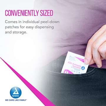 Dynarex BZK Antiseptic Towelettes, Moist Sanitizing Towelettes Designed to Prevent Infection in Minor Wounds, 5x7, Disposable & Individually Wrapped, 1 Box of 100 (Packaging May Vary)