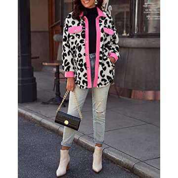 LookbookStore Women's Warm Sherpa Faux Fur Cardigans