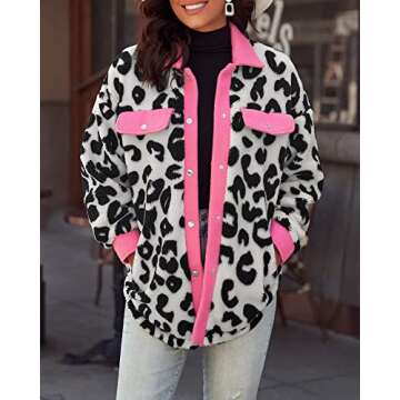 LookbookStore Women's Warm Sherpa Faux Fur Cardigans