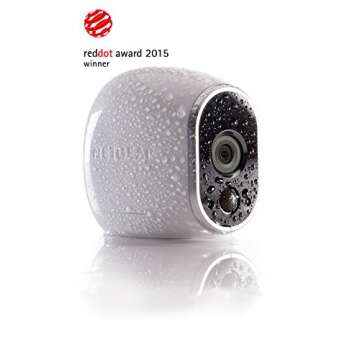 Arlo - Wireless Home Security | Night vision, Indoor/Outdoor, HD Video, Wall Mount | Includes Cloud Storage & Required Base Station | 1-Camera System (VMS3130)