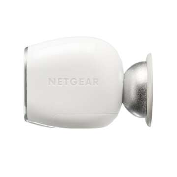 Arlo - Wireless Home Security | Night vision, Indoor/Outdoor, HD Video, Wall Mount | Includes Cloud Storage & Required Base Station | 1-Camera System (VMS3130)