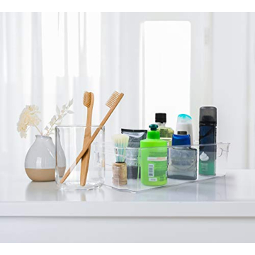 Utopia Home Clear Stackable Fridge Organizer Bins Set of 8