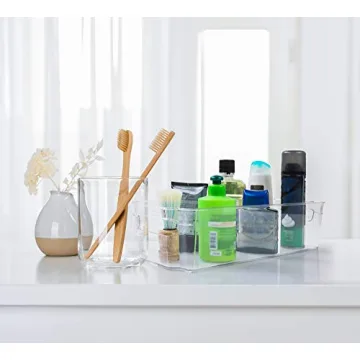 Utopia Home Clear Stackable Fridge Organizer Bins Set of 8