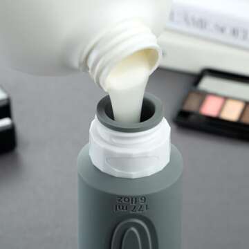 Mrsdry Travel Bottles - 6oz Leak-Proof & BPA-Free Containers