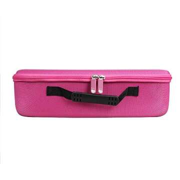 Hermitshell Travel Case for Revlon Hair Dryer - Plum Red