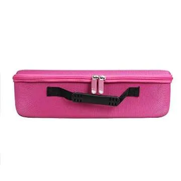 Hermitshell Travel Case for Revlon Hair Dryer - Plum Red