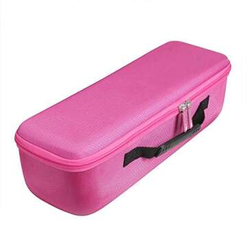 Hermitshell Travel Case for Revlon Hair Dryer - Plum Red