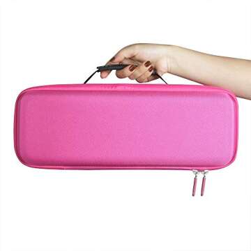 Hermitshell Travel Case for Revlon Hair Dryer - Plum Red