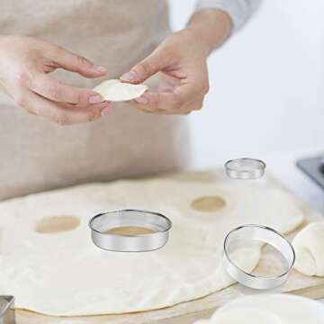 12 Pcs Donut Hole Cookie Biscuit Cutter Set for Baking