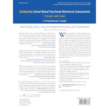 Conducting School-Based Functional Behavioral Assessments: A Practitioner's Guide (The Guilford Prac...