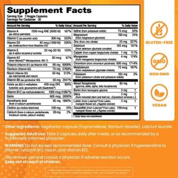 Doctor's Best Multi-Vitamin, Formulation Fully Optimized for Absorption, Multivitamin with Minerals, Vitamins, Antioxidants, Non-GMO, Vegan, Gluten Free, 90 Veggie Caps