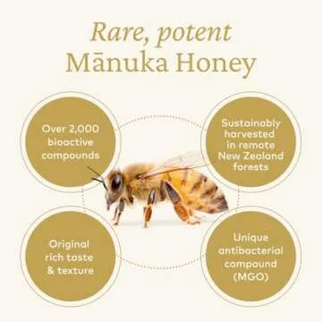 Comvita Manuka Honey (UMF 10+, MGO 263+) New Zealand’s #1 Manuka Brand | Premium Superfood for Nourishing Wellness | Raw, Wild, Non-GMO | 8.8 oz