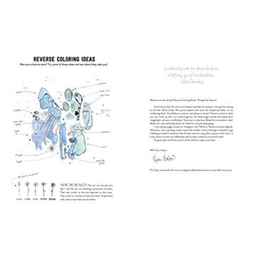 The Reverse Coloring Book™: Through the Seasons: The Book Has the Colors, You Make the Lines