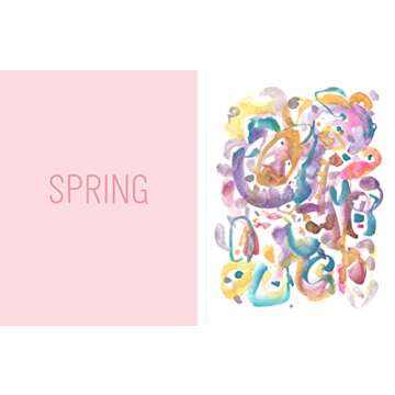 The Reverse Coloring Book™: Through the Seasons: The Book Has the Colors, You Make the Lines