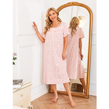 Bloggerlove Soft Cotton Nightgowns for Women