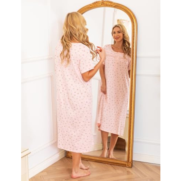 Bloggerlove Soft Cotton Nightgowns for Women
