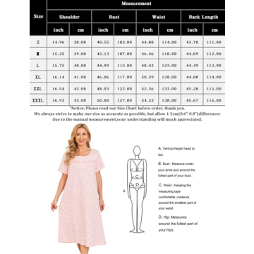 Bloggerlove Soft Cotton Nightgowns for Women