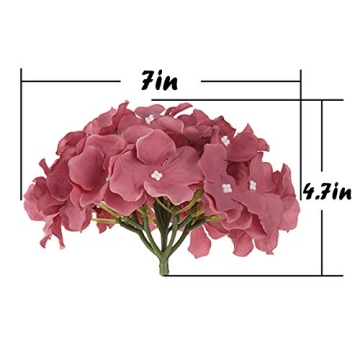Flojery Silk Hydrangea Heads for Elegant Floral Decor