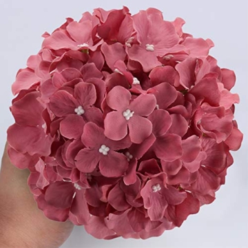 Flojery Silk Hydrangea Heads for Elegant Floral Decor