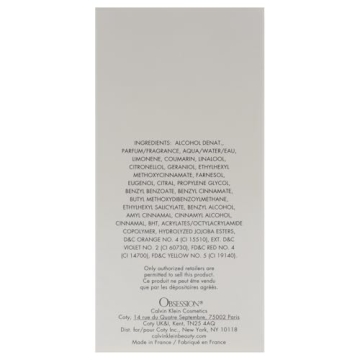Calvin Klein Obsession for Women - Intense Amber Fragrance