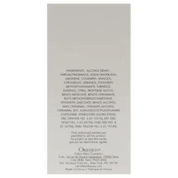 Calvin Klein Obsession for Women - Intense Amber Fragrance