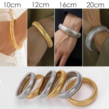 Buy ALTENEVIA Gold Plated Stretchy Bracelet for Women