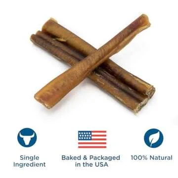 Best Bully Sticks 6 Inch Thick Bully Sticks - 18 Count (Pack of 1) - All Natural, Grass-Fed, Single Ingredient, Grain and Rawhide Free, Ideal for Big Breeds