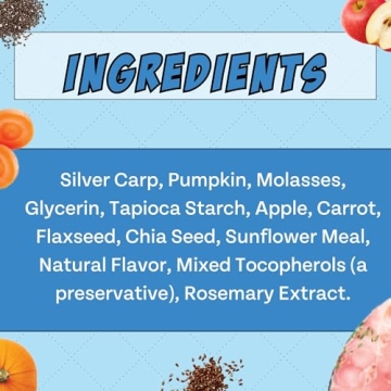 Chippin Fish & Pumpkin Grain-Free Dog Treats 5oz - USA Made