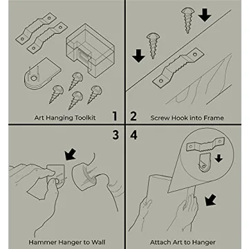 Ashbrook Modern Canvas Wall Art Black and Gray Geometric