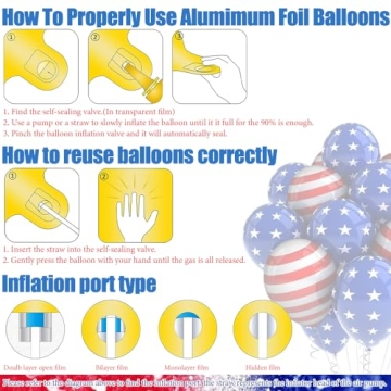 I Love USA Balloons for 4th of July Festivities