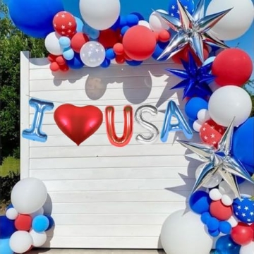 I Love USA Balloons for 4th of July Festivities