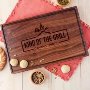 Forest Decor Personalized Cutting Board for Grill Lovers