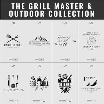 Forest Decor Personalized Cutting Board for Grill Lovers